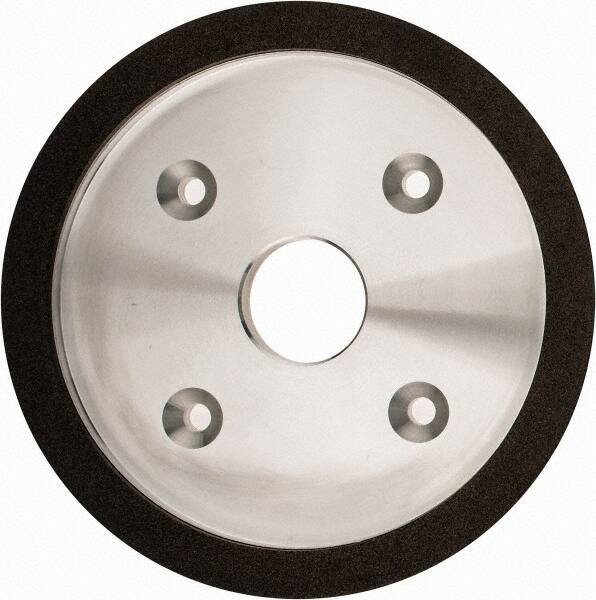 Made in USA - 6" Diam, 1-1/4" Hole Size, 3/4" Overall Thickness, 100 Grit, Type 6 Tool & Cutter Grinding Wheel - Fine Grade, Diamond - All Tool & Supply