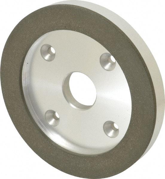 Made in USA - 6" Diam, 1-1/4" Hole Size, 3/4" Overall Thickness, 100 Grit, Type 6 Tool & Cutter Grinding Wheel - Fine Grade, Diamond - All Tool & Supply