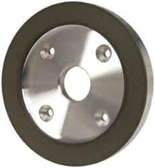 Made in USA - 6" Diam, 1-1/4" Hole Size, 3/4" Overall Thickness, 150 Grit, Type 6 Tool & Cutter Grinding Wheel - Very Fine Grade, Diamond - All Tool & Supply