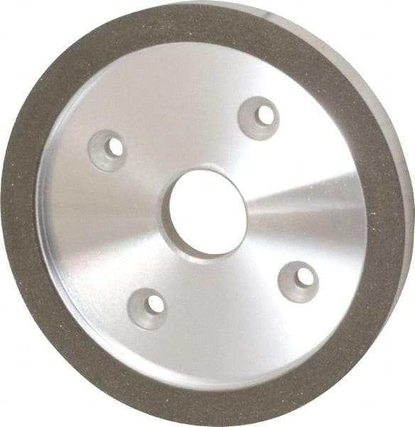 Made in USA - 6" Diam, 1-1/4" Hole Size, 3/4" Overall Thickness, 100 Grit, Type 6 Tool & Cutter Grinding Wheel - Fine Grade, Diamond - All Tool & Supply