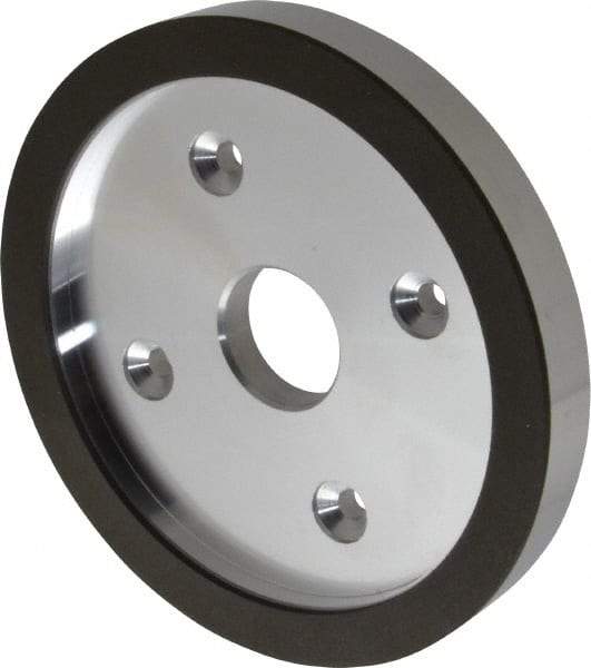 Made in USA - 6" Diam, 1-1/4" Hole Size, 3/4" Overall Thickness, 150 Grit, Type 6 Tool & Cutter Grinding Wheel - Very Fine Grade, Diamond - All Tool & Supply