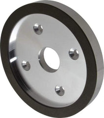 Made in USA - 6" Diam, 1-1/4" Hole Size, 3/4" Overall Thickness, 150 Grit, Type 6 Tool & Cutter Grinding Wheel - Very Fine Grade, Diamond - All Tool & Supply