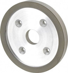 Made in USA - 6" Diam, 1-1/4" Hole Size, 3/4" Overall Thickness, 220 Grit, Type 6 Tool & Cutter Grinding Wheel - Very Fine Grade, Diamond - All Tool & Supply