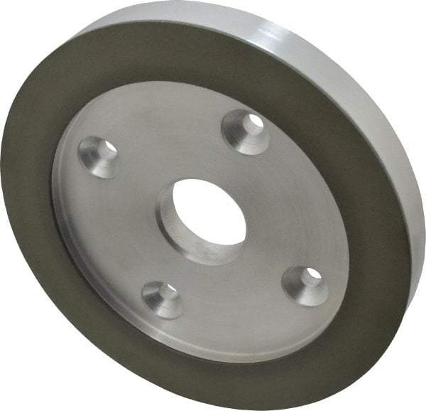 Made in USA - 6" Diam, 1-1/4" Hole Size, 3/4" Overall Thickness, 100 Grit, Type 6 Tool & Cutter Grinding Wheel - Fine Grade, Diamond - All Tool & Supply