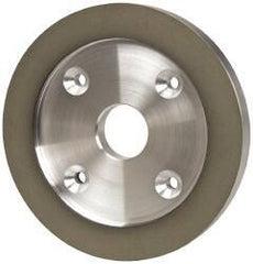 Made in USA - 6" Diam, 1-1/4" Hole Size, 3/4" Overall Thickness, 150 Grit, Type 6 Tool & Cutter Grinding Wheel - Very Fine Grade, Diamond - All Tool & Supply