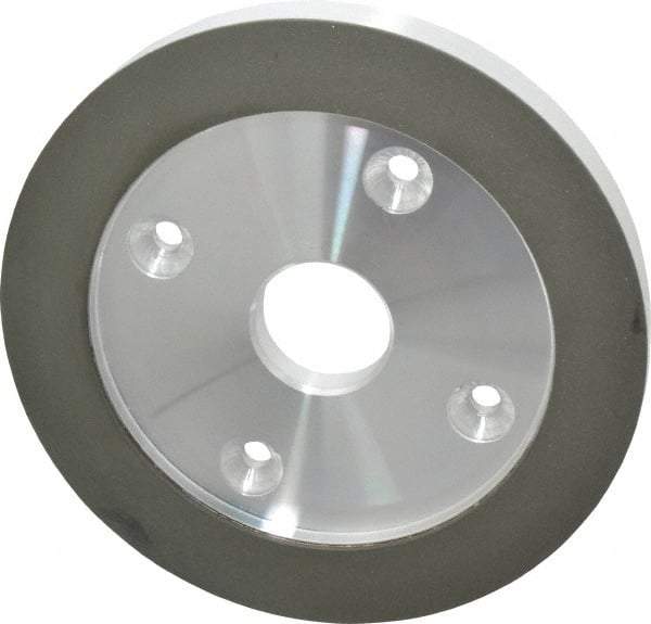 Made in USA - 6" Diam, 1-1/4" Hole Size, 3/4" Overall Thickness, 220 Grit, Type 6 Tool & Cutter Grinding Wheel - Very Fine Grade, Diamond - All Tool & Supply