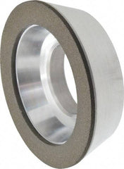 Made in USA - 3" Diam, 1-1/4" Hole Size, 7/8" Overall Thickness, 100 Grit, Type 11 Tool & Cutter Grinding Wheel - Fine Grade, Diamond - All Tool & Supply