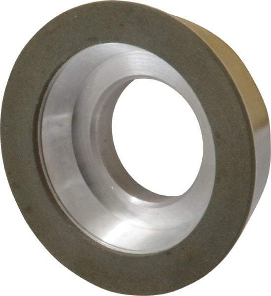 Made in USA - 3" Diam, 1-1/4" Hole Size, 7/8" Overall Thickness, 200 Grit, Type 11 Tool & Cutter Grinding Wheel - Very Fine Grade, Diamond - All Tool & Supply