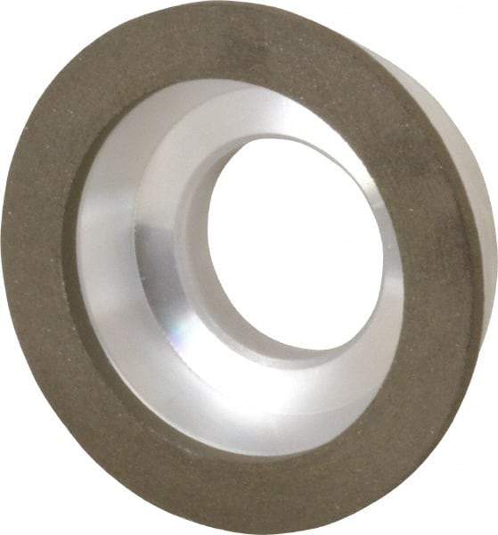 Made in USA - 3" Diam, 1-1/4" Hole Size, 7/8" Overall Thickness, 100 Grit, Type 11 Tool & Cutter Grinding Wheel - Fine Grade, Diamond - All Tool & Supply