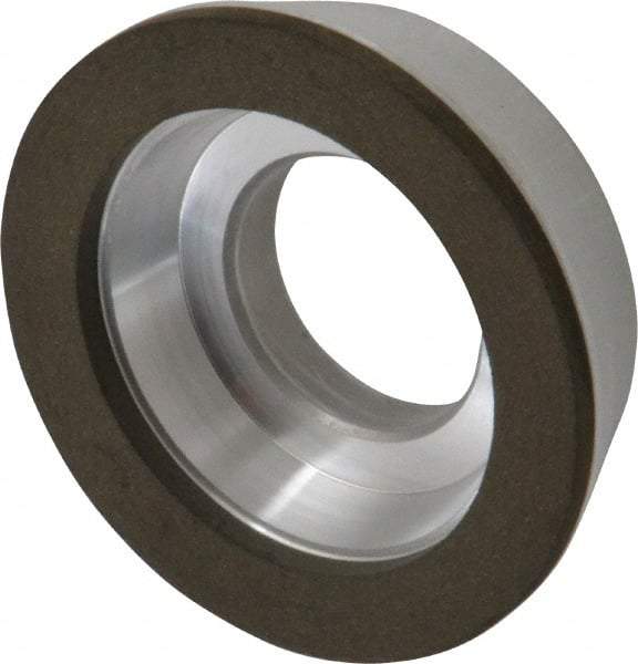 Made in USA - 3" Diam, 1-1/4" Hole Size, 7/8" Overall Thickness, 220 Grit, Type 11 Tool & Cutter Grinding Wheel - Very Fine Grade, Diamond - All Tool & Supply