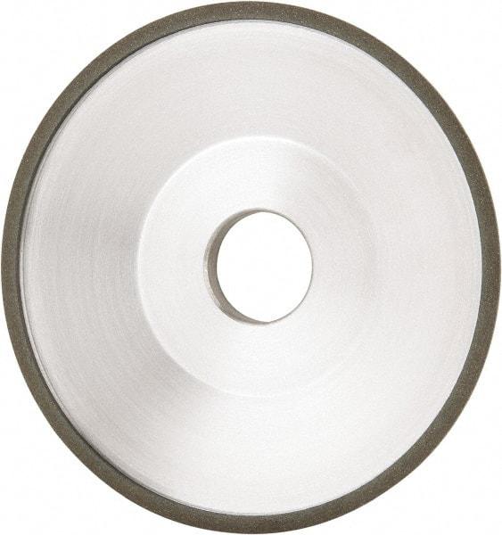 Made in USA - 6" Diam, 1-1/4" Hole Size, 1" Overall Thickness, 100 Grit, Type 12 Tool & Cutter Grinding Wheel - Fine Grade, Diamond - All Tool & Supply