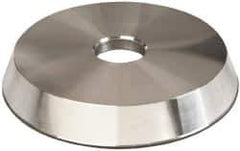 Made in USA - 6" Diam, 1-1/4" Hole Size, 1" Overall Thickness, 150 Grit, Type 12 Tool & Cutter Grinding Wheel - Very Fine Grade, Diamond - All Tool & Supply