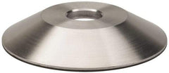 Made in USA - 6" Diam, 1-1/4" Hole Size, 1" Overall Thickness, 220 Grit, Type 12 Tool & Cutter Grinding Wheel - Very Fine Grade, Diamond - All Tool & Supply