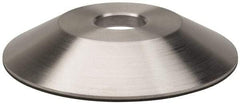 Made in USA - 6" Diam, 1-1/4" Hole Size, 1" Overall Thickness, 100 Grit, Type 12 Tool & Cutter Grinding Wheel - Fine Grade, Diamond - All Tool & Supply