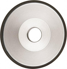 Made in USA - 6" Diam, 1-1/4" Hole Size, 1" Overall Thickness, 150 Grit, Type 12 Tool & Cutter Grinding Wheel - Very Fine Grade, Diamond - All Tool & Supply