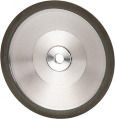 Made in USA - 6" Diam, 1-1/4" Hole Size, 1" Overall Thickness, 220 Grit, Type 12 Tool & Cutter Grinding Wheel - Very Fine Grade, Diamond - All Tool & Supply