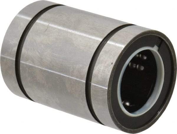 Thomson Industries - 20mm ID, Closed Linear Bearing with Two Integral Wipers - 1.26" Overall Height, 32mm OD - All Tool & Supply