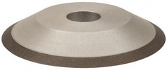 Made in USA - 6" Diam, 1-1/4" Hole Size, 3/4" Overall Thickness, 100 Grit, Type 12 Tool & Cutter Grinding Wheel - Fine Grade, Diamond - All Tool & Supply