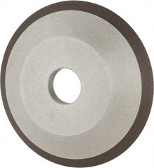 Made in USA - 6" Diam, 1-1/4" Hole Size, 3/4" Overall Thickness, 150 Grit, Type 12 Tool & Cutter Grinding Wheel - Very Fine Grade, Diamond - All Tool & Supply