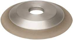 Made in USA - 6" Diam, 1-1/4" Hole Size, 3/4" Overall Thickness, 100 Grit, Type 12 Tool & Cutter Grinding Wheel - Fine Grade, Diamond - All Tool & Supply