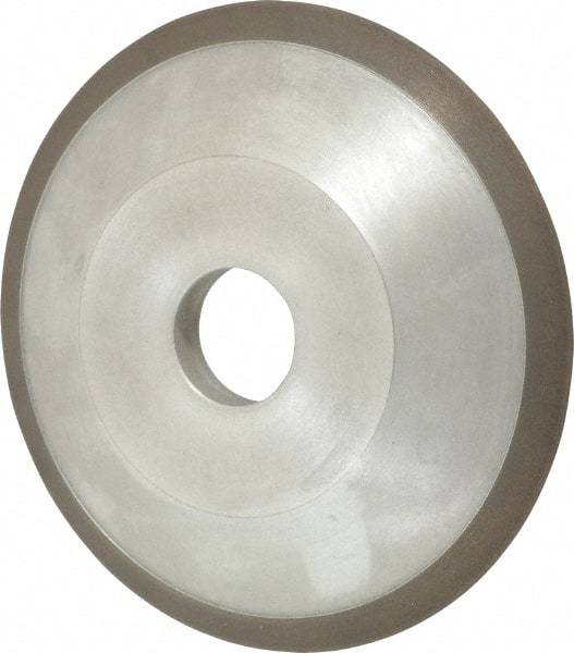 Made in USA - 6" Diam, 1-1/4" Hole Size, 3/4" Overall Thickness, 150 Grit, Type 12 Tool & Cutter Grinding Wheel - Very Fine Grade, Diamond - All Tool & Supply