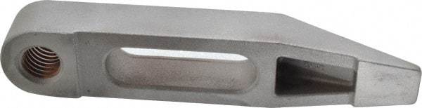 Mitee-Bite - 5/8-11 Stud, Stainless Steel, Plain Strap Clamp - 1-1/2" Travel, 6" OAL x 1.2" Wide x 0.8594" High, Tapered Nose - All Tool & Supply