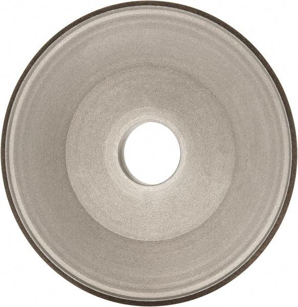 Made in USA - 6" Diam, 1-1/4" Hole Size, 3/4" Overall Thickness, 100 Grit, Type 15 Tool & Cutter Grinding Wheel - Fine Grade, Diamond - All Tool & Supply