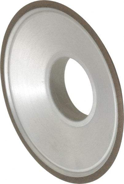 Made in USA - 3-1/2" Diam, 1-1/4" Hole Size, 3/4" Overall Thickness, 150 Grit, Type 15 Tool & Cutter Grinding Wheel - Very Fine Grade, Diamond - All Tool & Supply