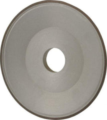 Made in USA - 6" Diam, 1-1/4" Hole Size, 3/4" Overall Thickness, 100 Grit, Type 15 Tool & Cutter Grinding Wheel - Fine Grade, Diamond - All Tool & Supply