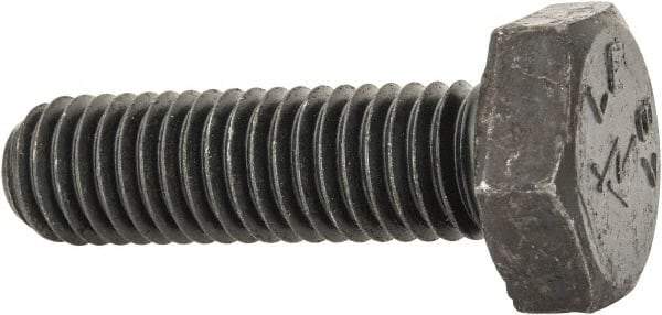 Made in USA - 1/2-13 Thread, 1-3/4" Length Under Head, Alloy Steel Hex Head Bolt - Uncoated, UNC Thread, ASTM A193, Grade B7 - All Tool & Supply