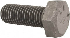 Made in USA - 7/8-9 Thread, 2-1/4" Length Under Head, Alloy Steel Hex Head Bolt - Uncoated, UNC Thread, ASTM A193, Grade B7 - All Tool & Supply