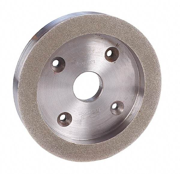 Made in USA - 6" Diam, 1-1/4" Hole Size, 1" Overall Thickness, 100 Grit, Tool & Cutter Grinding Wheel - Coarse Grade, Diamond - All Tool & Supply