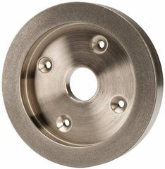 Made in USA - 6" Diam, 1-1/4" Hole Size, 1" Overall Thickness, 220 Grit, Tool & Cutter Grinding Wheel - Fine Grade, Diamond - All Tool & Supply