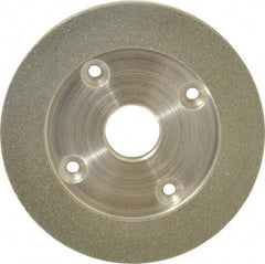 Made in USA - 6" Diam, 1-1/4" Hole Size, 3/4" Overall Thickness, 100 Grit, Tool & Cutter Grinding Wheel - Coarse Grade, Diamond - All Tool & Supply