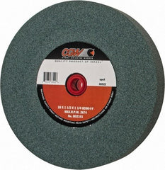 Camel Grinding Wheels - 60 Grit Silicon Carbide Bench & Pedestal Grinding Wheel - 10" Diam x 1-1/4" Hole x 1-1/2" Thick, 2483 Max RPM, I Hardness, Medium Grade , Vitrified Bond - All Tool & Supply