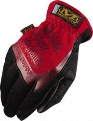 Mechanix Wear - Size 2XL (12) Synthetic Leather General Protection Work Gloves - For Mechanic's & Lifting, Uncoated, Slip-On Cuff, Full Fingered, Red, Paired - All Tool & Supply