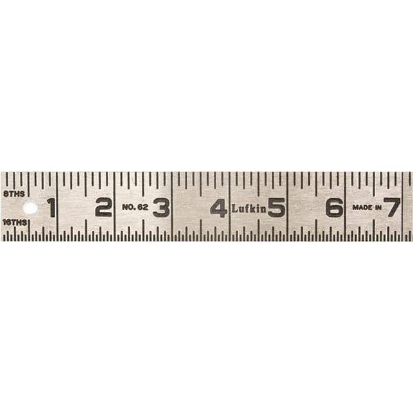 Lufkin - Steel Rules Length (Inch): 72 Graduation Style: Inch - All Tool & Supply