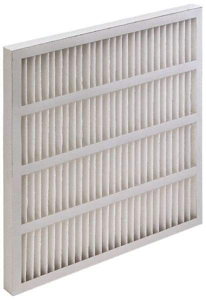 Value Collection - 20" Noml Height x 25" Noml Width x 2" Noml Depth, 35 to 45% Capture Efficiency, Wireless Pleated Air Filter - MERV 8, Synthetic, Integrated Beverage Board Frame, 500 Max FPM, 1,740 CFM, For Heating & Air Conditioning Units - All Tool & Supply