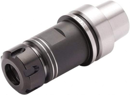 Seco - 0.039" to 0.63" Capacity, 2.755" Projection, HSK40E Hollow Taper, ER25 Collet Chuck - 3.543" OAL - Exact Industrial Supply