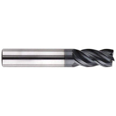 SGS - 12mm, 4 Flute, Single End, Solid Carbide, 3mm Corner Radius End Mill - 83mm OAL, Right Hand Flute, 26mm LOC, Right Hand Cut - All Tool & Supply