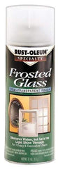 Rust-Oleum - 12 oz Frosted Glass Flat Finish Alkyd Enamel Paint - 8 to 10 Sq Ft per Gal, Interior, Direct to Metal - All Tool & Supply