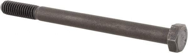 Made in USA - 5/16-18 Thread, 4" Length Under Head, Alloy Steel Hex Head Bolt - Uncoated, UNC Thread, ASTM A193, Grade B7 - All Tool & Supply