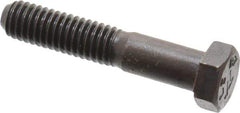 Made in USA - 3/8-16 Thread, 2" Length Under Head, Alloy Steel Hex Head Bolt - Uncoated, UNC Thread, ASTM A193, Grade B7 - All Tool & Supply