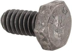 Made in USA - 1/4-20 Thread, 1/2" Length Under Head, Alloy Steel Hex Head Bolt - Uncoated, UNC Thread, ASTM A193, Grade B7 - All Tool & Supply