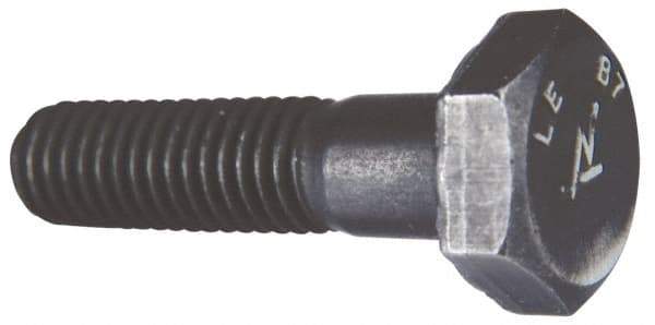 Made in USA - 5/8-11 Thread, 1-1/2" Length Under Head, Alloy Steel Hex Head Bolt - Uncoated, UNC Thread, ASTM A193, Grade B7 - All Tool & Supply