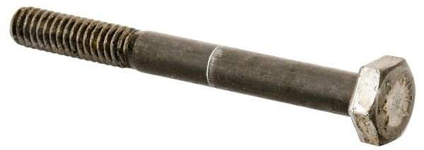 Made in USA - 1/4-20 Thread, 2-1/2" Length Under Head, Alloy Steel Hex Head Bolt - Uncoated, UNC Thread, ASTM A193, Grade B7 - All Tool & Supply