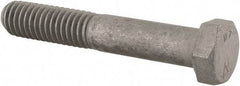 Made in USA - 3/8-16 Thread, 2-1/4" Length Under Head, Alloy Steel Hex Head Bolt - Uncoated, UNC Thread, ASTM A193, Grade B7 - All Tool & Supply