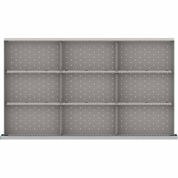 LISTA - 9-Compartment Drawer Divider Layout for 3.15" High Drawers - All Tool & Supply