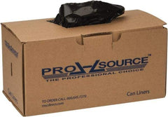 PRO-SOURCE - 20 Gal Capacity, 1 mil Thick, Household/Office Trash Bags - Linear Low-Density Polyethylene (LLDPE), Roll Dispenser, Black - All Tool & Supply