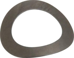 Gardner Spring - 1/4" Bolt, 0.269" ID, Grade 301 Stainless Steel, Curved Disc Spring - 0.423" OD, 0.07" High, 0.007" Thick - All Tool & Supply